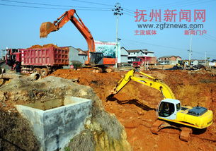 环城路印染厂至抚北大桥段 公路工程建设掀热浪